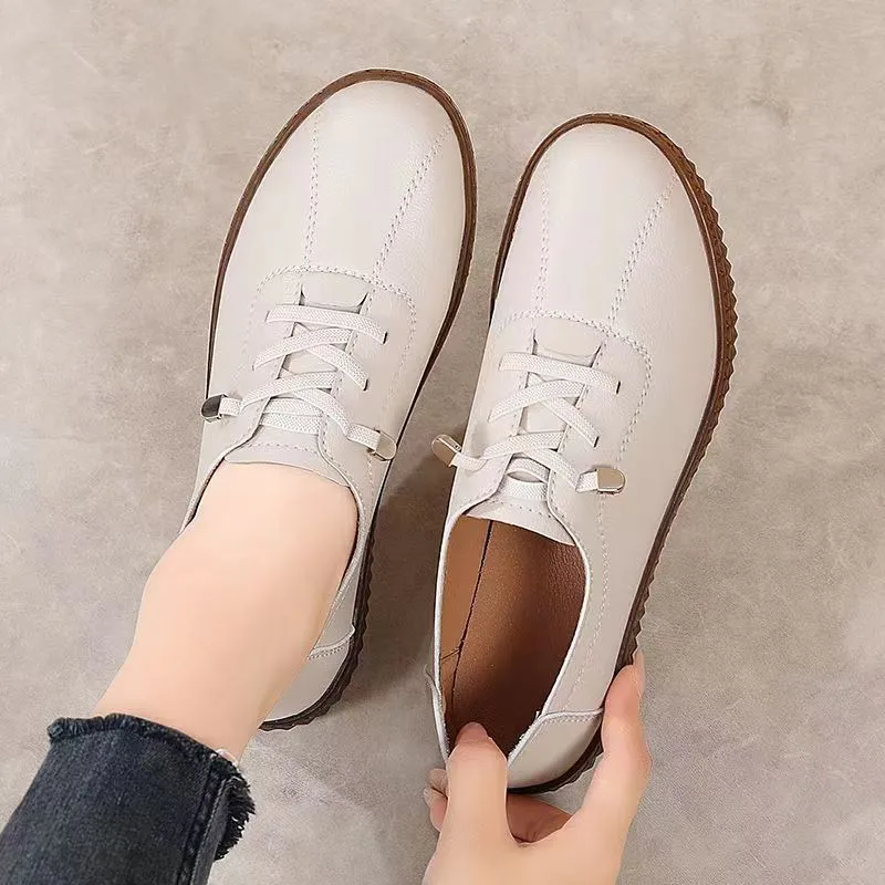 Women\'s Casual Shoes Ladies Luxury Artificial Leather Loafers For Women Trends 2024 Comfortable Moccasins Outdoor Fashion Shoes