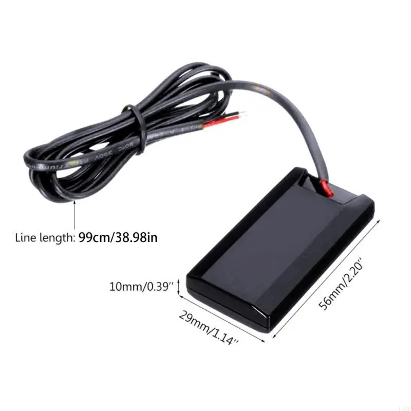 ĐÈN LED Hiển Thị Kỹ Thuật Số Vôn Kế Ô Tô Xe Máy Điện Áp Đồng Hồ Đo Bảng Đồng Hồ 12V L4MF