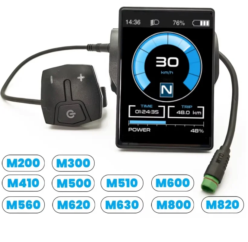 

Цветной ЖК-дисплей Bafang EB04 с Bluetooth и GPS-навигацией для электровелосипедов, спидометр для моторов M500, M600, BBS G510