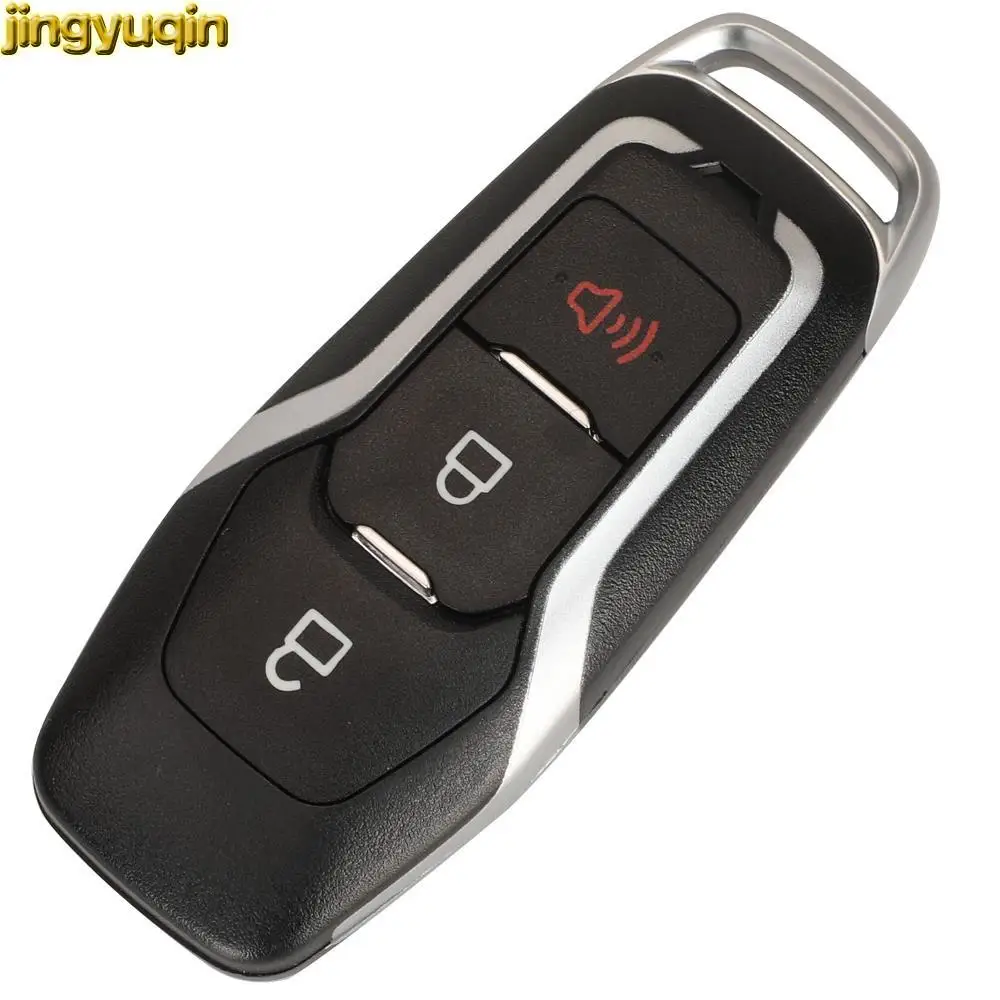 

Jingyuqin 5 шт. дистанционный автомобильный брелок для Ford ESCORT Ecosport Equinox Everest Mondeo 2 + 1 кнопка без логотипа