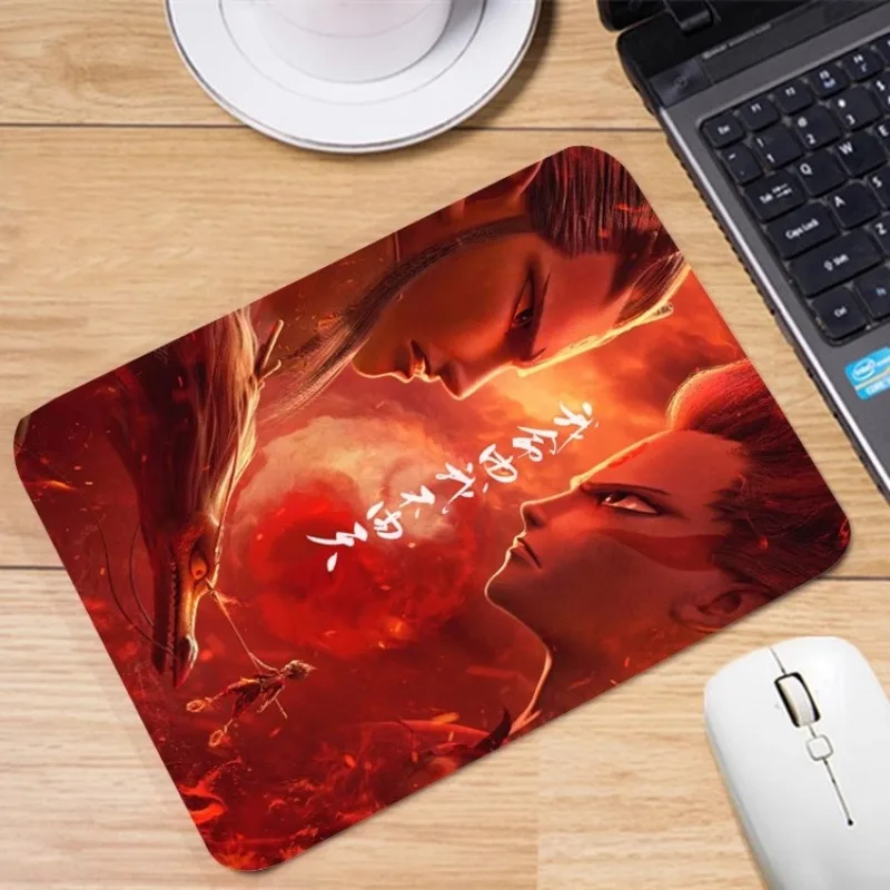 Nezha's Demon Child Roars in the Sea، لوحة ماوس رائعة بحافة قفل صغيرة الحجم، لوحة طاولة، لوحة ماوس لطيفة محيطية من Nezha 2