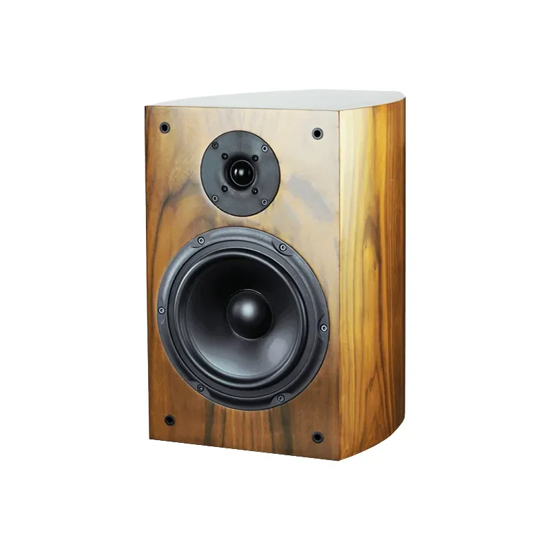au-JD-802 HIFI Speaker Bookshelf Speaker Wooden Case Passive None-Battery Lossless