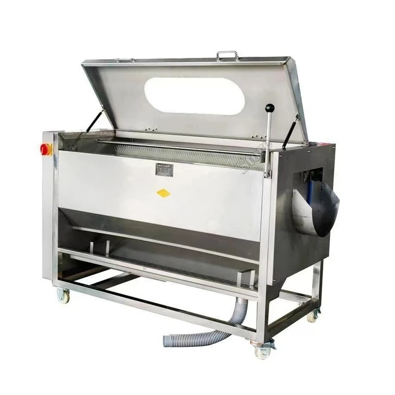 Potato Cleaning And Peeling Machine Ginger Sweet Potato Potato Carrot Polygonatum Brush Cleaning And Peeling Machine