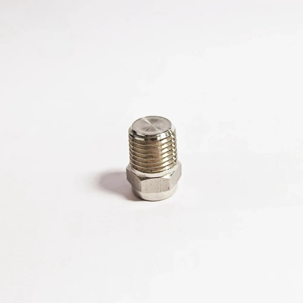

1/4in 3/8in Plugs With Male Thread Stainless Steel Thread Plug Standard Pipe Fittings