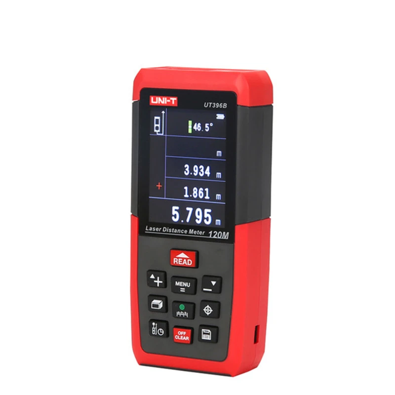 Professional Laser Distance Meters UNI-T UT396B 120M Laser Rangefinder Digital range finder Measure Area/volume Tool