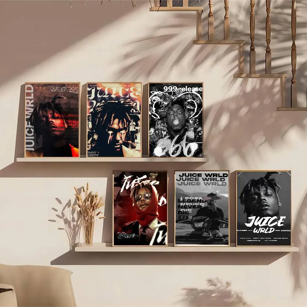 مغني الراب J-Juice WRLD الموسيقى الكلاسيكية خمر الملصقات خمر غرفة المنزل بار مقهى ديكور الشمال ديكور المنزل #5