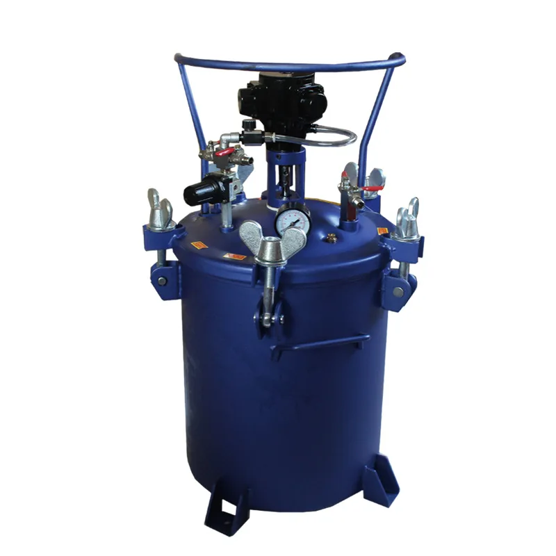 Automatic pneumatic mixing pressure bucket 30L stainless steel spray tank