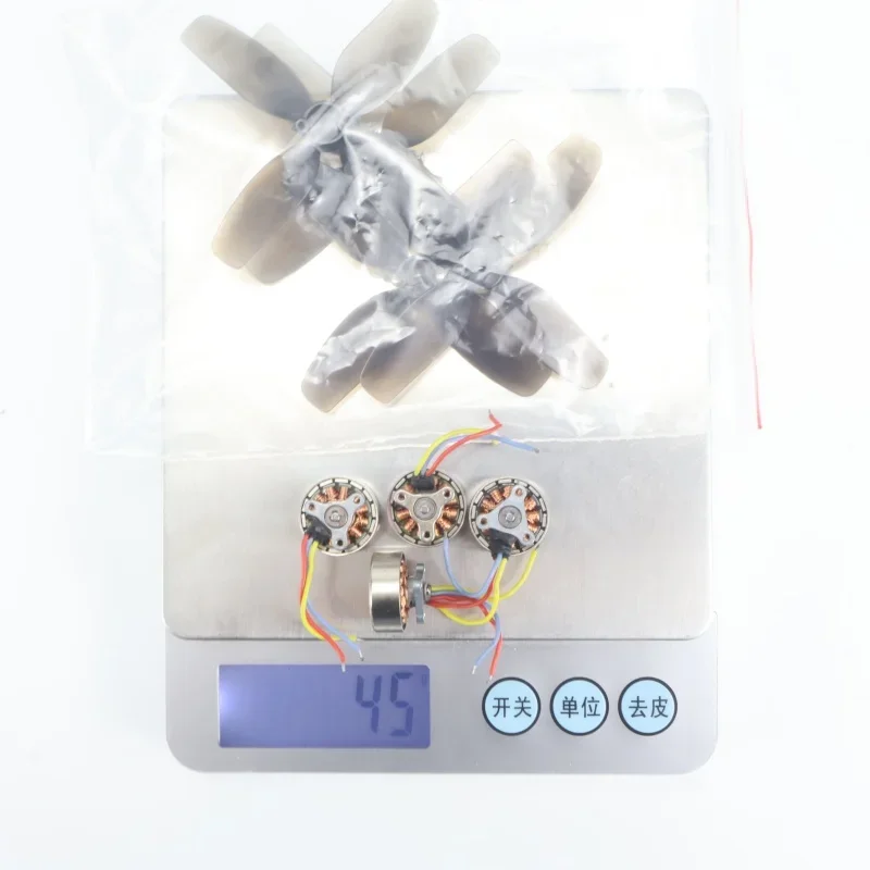 4pcs 1503 High Quality Brushless Motor with Blade for FPV Racing Drone 4-Axis RC Aircraft gallery 5