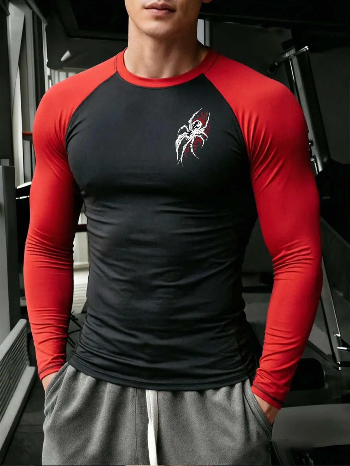 Compression Shirt Men Trainning ExerciseSleeve T-shirts Summer Tight Fitness  Quick Dry Bodybuilding Muscle Tee