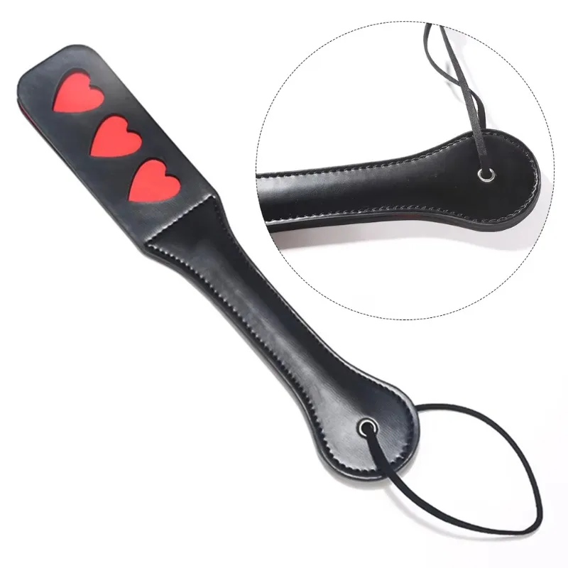 Bdsm Bondage Restraints Sex Erotic Toy Spanking Paddle Fetish PU Leather Double Layer Sexy Exotic Game Fetish Toys for Couples