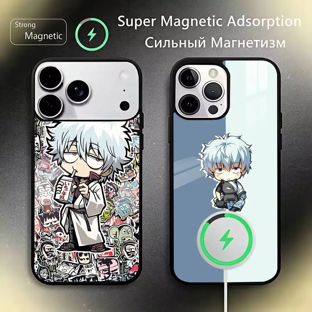 

G-Gintama-a cute roles Phone Case For iPhone 11,12,13,14,15,16,17Plus,Pro,Max for Wireless Charging