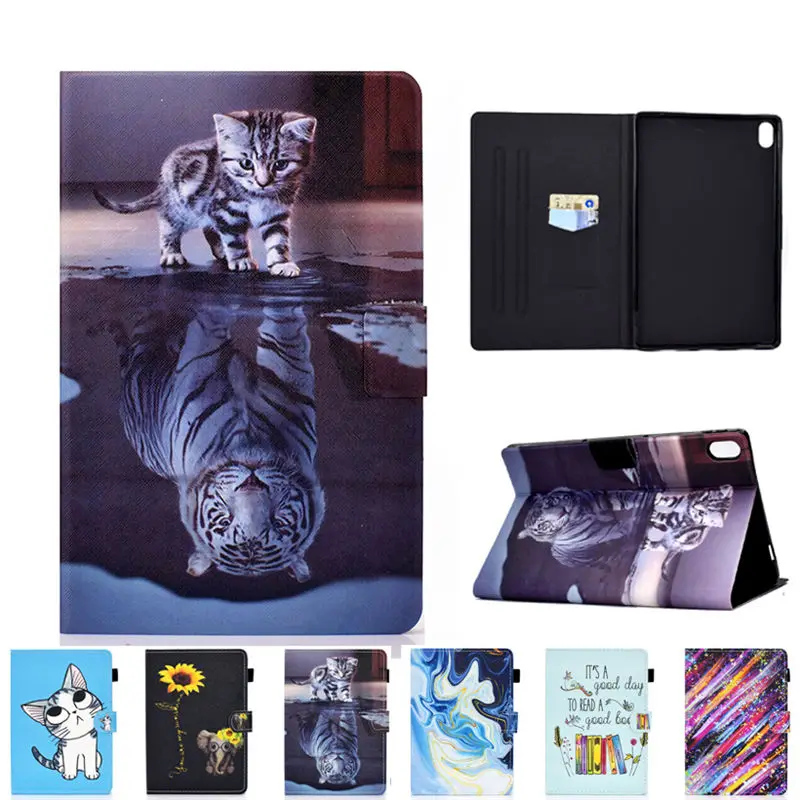 

Case for Lenovo Xiaoxin Pad Plus Tab P11 Plus Case TB-J616F TB-J616X Tab P11 TB-J606F Cover Tabelt Cartoon Painted Stand Capa