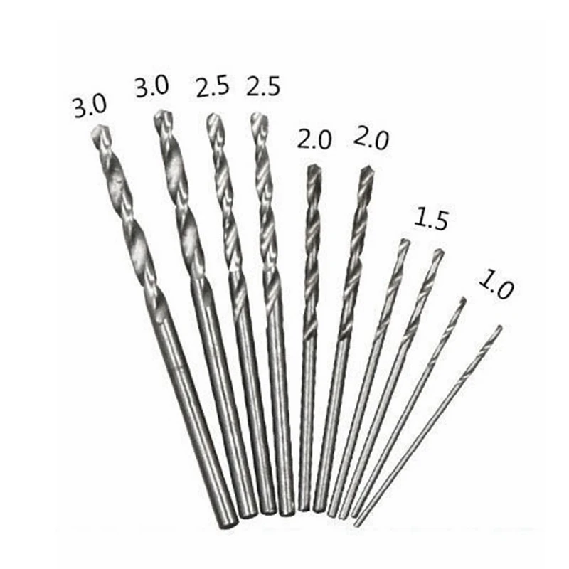 Hand Twist Drill Woodworking Tools Drilling Rotary Tool Manual Twist Drill Bit Aluminum Alloy Micro 0.3-3.2mm Hand Drill Craft