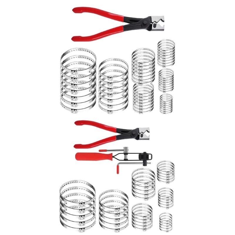 Nonrust Steel Hose Clamp Tool Easy Adjustment And Strong Hold For Various Tubing Needs In Maintenance Tasks 448A