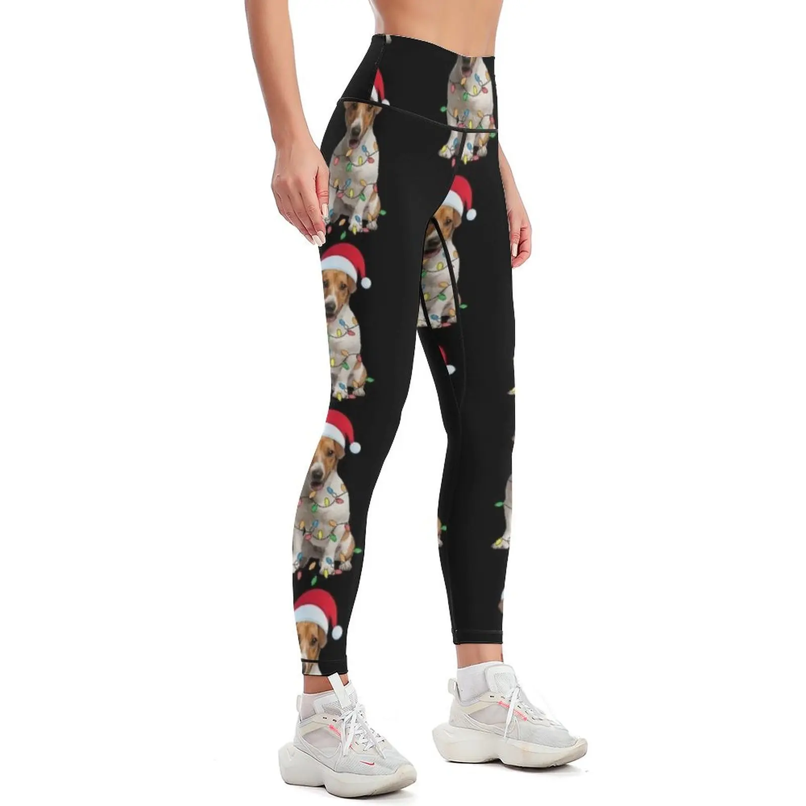 Christmas Jack Russell Terrier Leggings Legging sport Golf wear Women's push up Womens Leggings