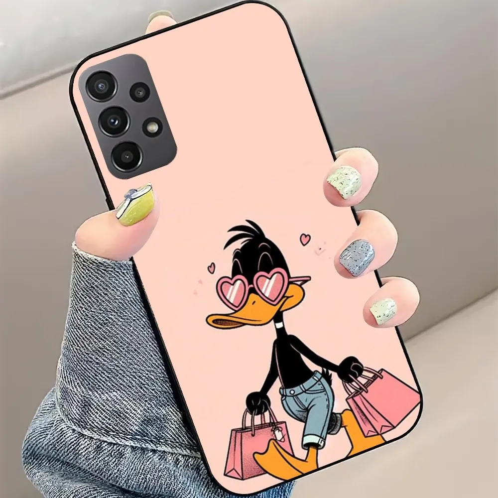 Cartoon Daffy Duck Phone Case For Samsung Galaxy A52 A53 A71 A30 S A72 A73 A80 A91 Shell