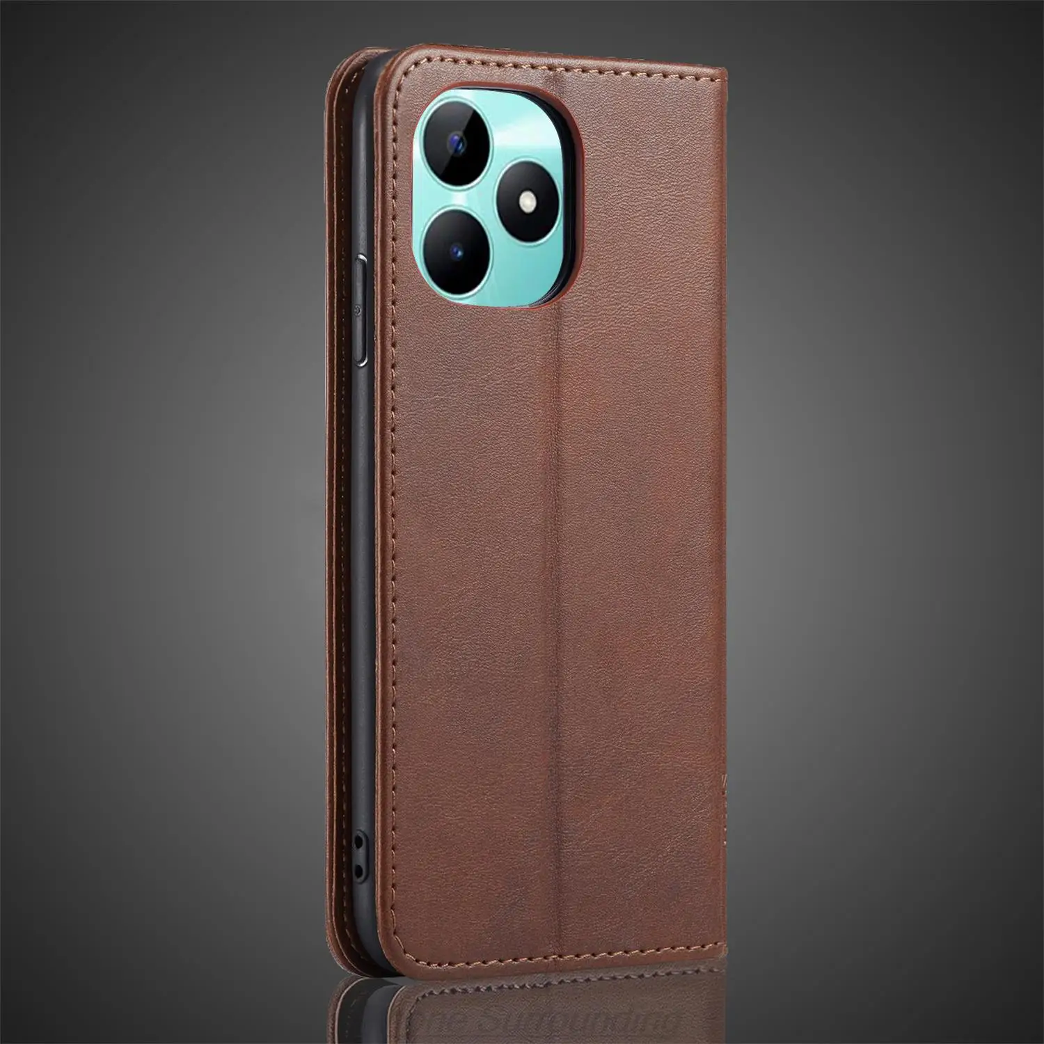 Leather Case for OPPO Realme C51 Flip Case Card Holder Holster Magnetic Attraction Cover Case Wallet Case Fundas Coque