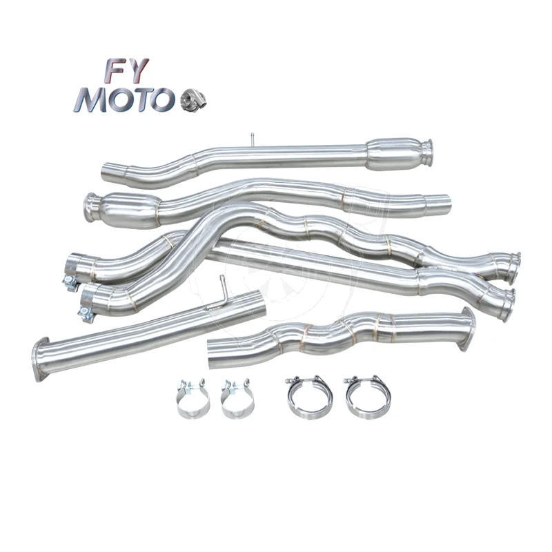 

Exhaust Midpipe for S55 F80 F82 M3 M4 2014+ Resonated