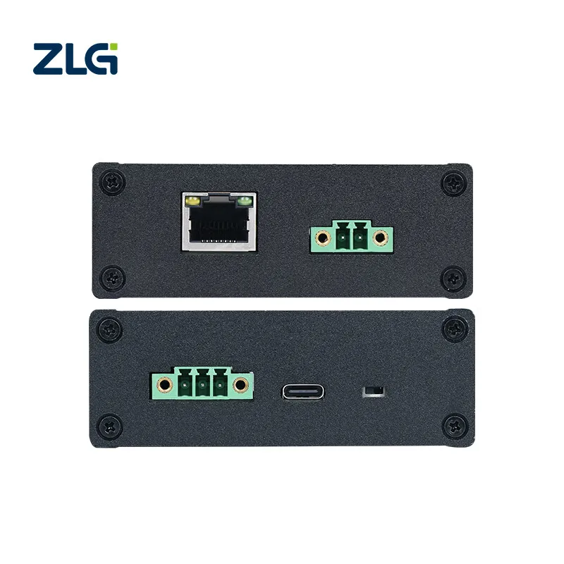 ZLG VBNET-100U Industrial Automotive Ethernet Converter 100BASE-T1 to 100BASE-TX BroadR-Reach