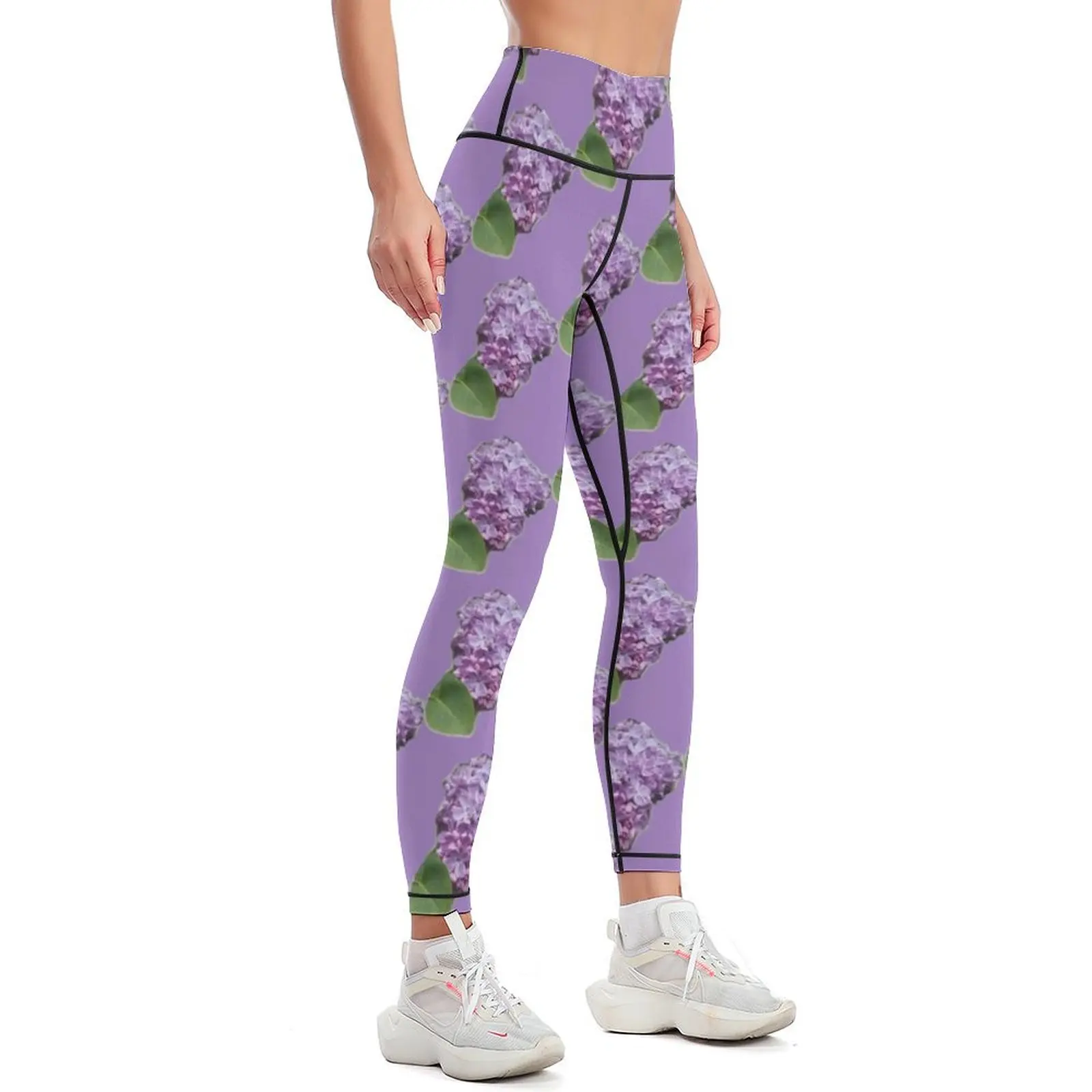 Spring Lilac Leggings Women's sportswear Women's tights push up tights for Womens Leggings