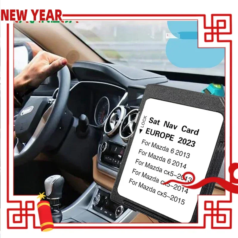 

Sat Navi 2023 for Mazda 6 CX-5 Car GPS Maps Navigation SD Card EU UK Sat Nav GPS Memory Card 8GB Update System Software