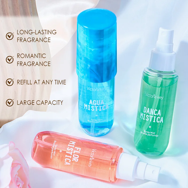 Spray profumato floreale e fruttato a lunga durata da 90 ml - Deodorante per abbigliamento profumato con agrumi fresco, rosa, gelsomino e muschio