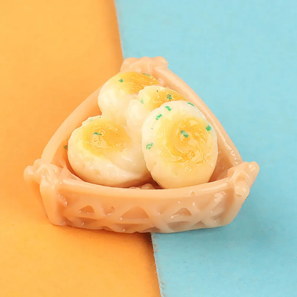 15Pcs Miniature Food Snack Collection Exquisite Fake Chinese Snacks for Mini House Kitchen Scene Decor Resin Dessert Ornament