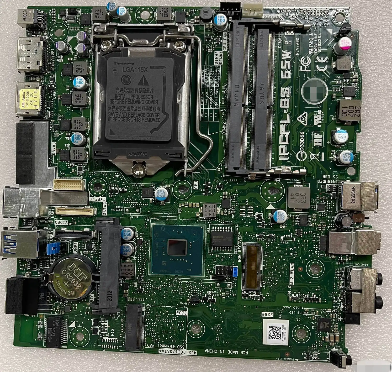 New For DELL OPTIPLEX 7070 MICRO INTEL CHIPSET Q370 SOCKET LGA1151 MOTHERBOARD Y3R3K IPCFL-BS