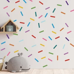 1PC Colorful Strip Wall Stickers Beautify And Decorate The Living Room Background,Walls,bedroom Decoration Atmosphere