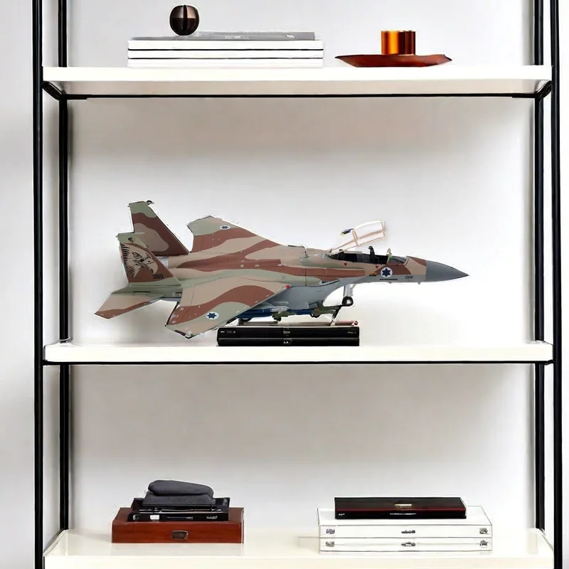 2024 TopSeller Diecast 1:200 Scale F15 Eagle Fighter Jet Model  Camo Air Force One Design, Premium Alloy Finish, Collectible