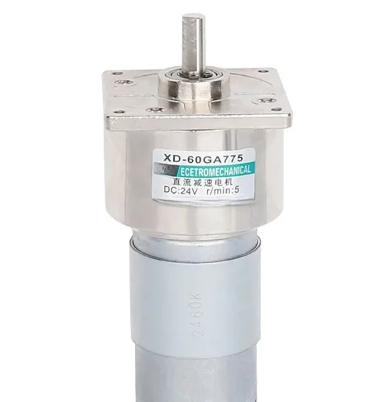 XD-60GA775 gear 12V/24V micro small motor 35W high torque speed motor slow speed DC motor Can adjust direction