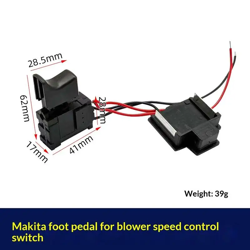 CA83-1Pc Lithium Battery Drill Speed Control Trigger Switches DC 21-25V Electric Drill Speed Control Push Button Trigger Switch