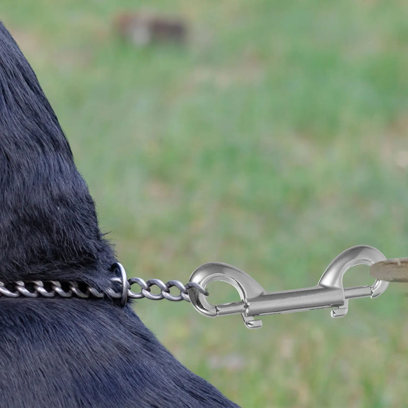 10Pcs Double Ended Bolt Snap Hook Zinc Alloy Heavy Duty Metal Clip Dog Leash Collar Hardware Keychain Rope Hook Secure Hold