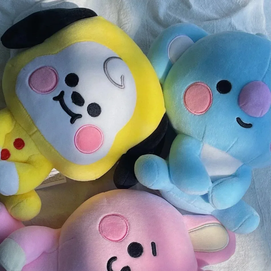 B-T-21 Plush Toy Tata Koay Shooky Mang Cooky Cartoon Animal Backpack Key Mobile Phone Pendant Office Relaxation Toys Friend Gift