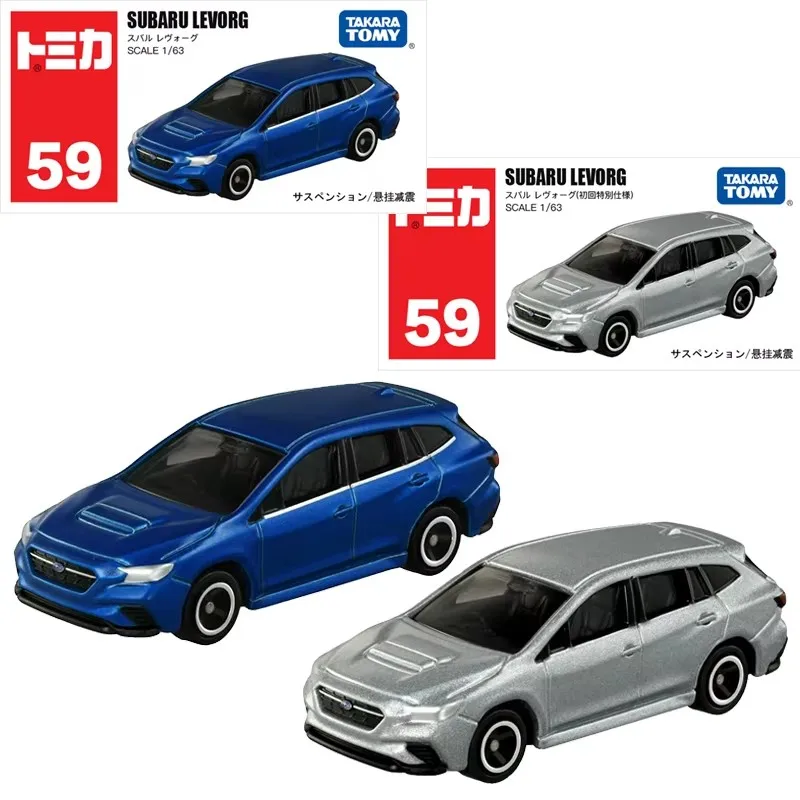 Takara Tomy Tomica 스바루 레보그 자동차 합금 장난감, 자동차 다이캐스트 금속 모델, 어린이 크리스마스 선물, 남아용 장난감, No.59