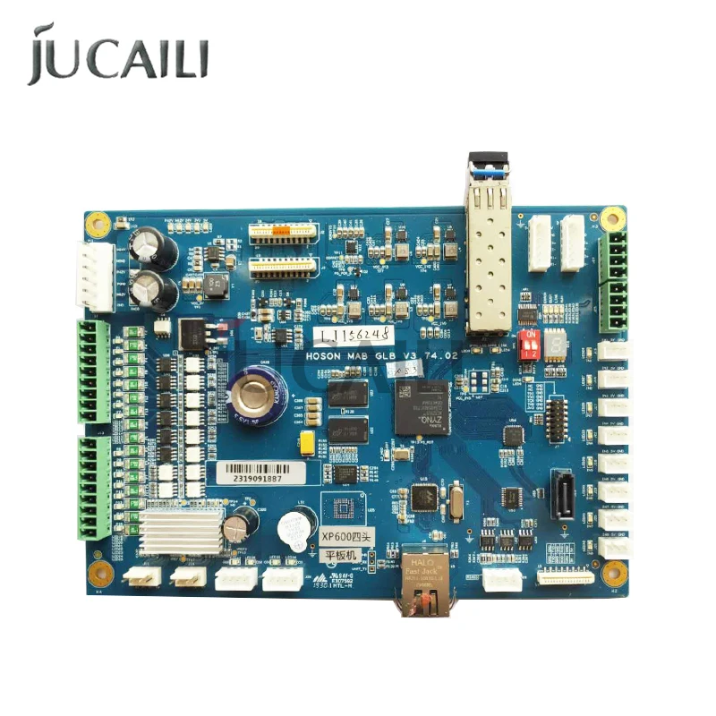 JUCAILI Hoson 4-Head XP600 Board Kit Network Version  for 4 XP600 Printheads  Carriage Board + Main Board for Flatbed Printers