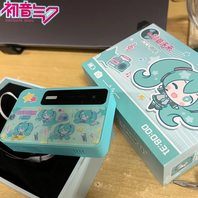 新しいオリジナル初音ミク-ccd-600mah-デジタルカメラ漫画アニメフィギュアミク周辺機器子供の誕生日おもちゃギフト先行販売