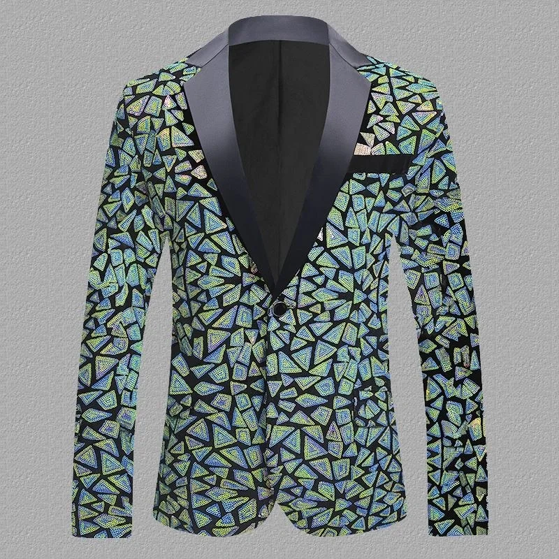 O425Host dress dance costume bar performance stage suit jacket