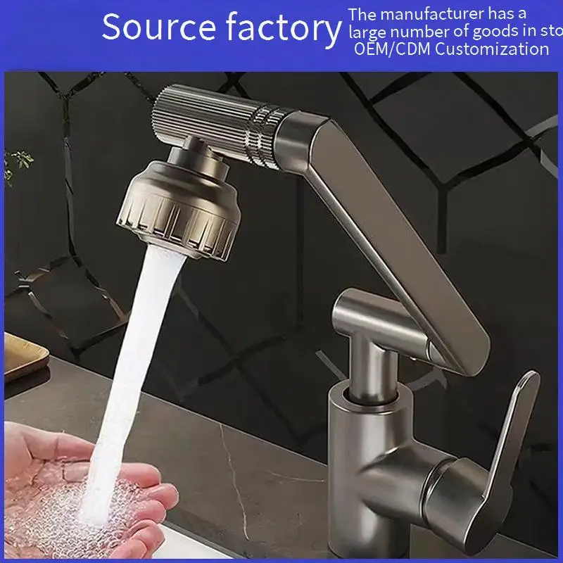 

Бытовой смеситель Lucky Cat для горячей и холодной воды, удлинитель из нержавеющей стали двойного назначения, смеситель для умывальника для кухни и ванной комнаты