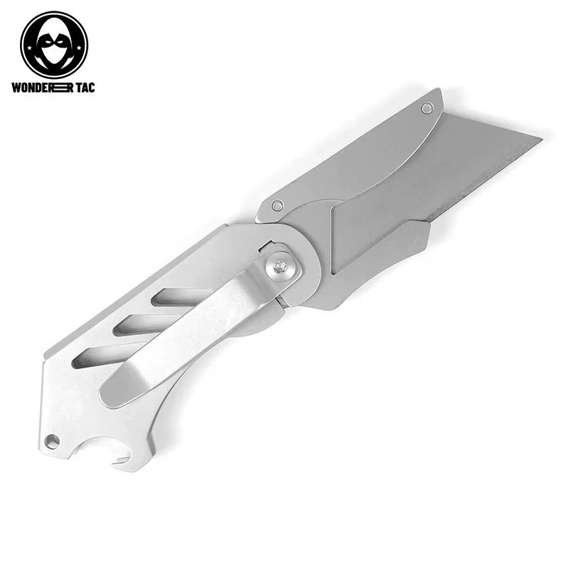 Outdoor Multifunctional Art Knife Multi-purpose Paper Cutting Knife Portable Stainless Steel Durable Folding