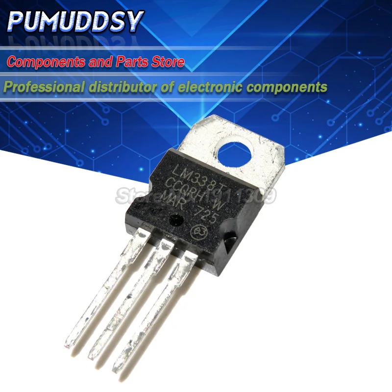 10PCS LM338T LM338 Voltage Regulator 5A 1.2V To 32V Output is short-circuit protected TO-220