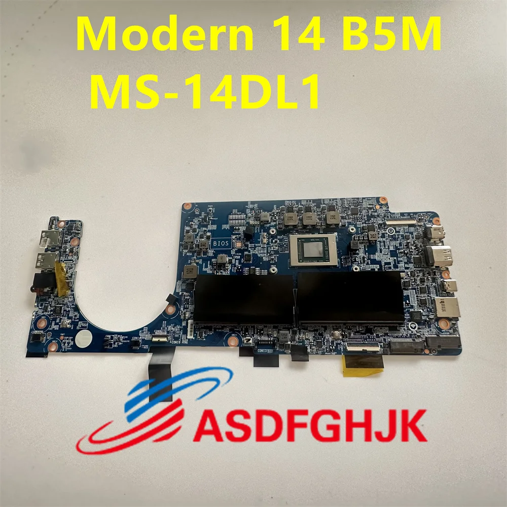 

FOR MSI Modern 14 B5M MS-14DL laptop motherboard with r5-4600m cpu MS-14DL1 ver 2.0 Test OK