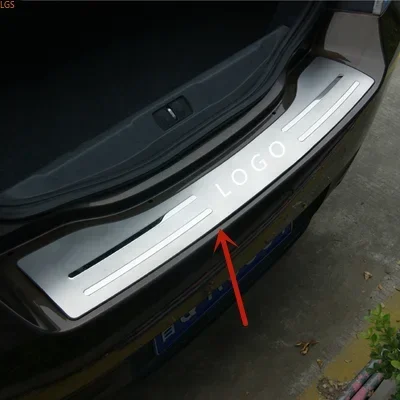 For Peugeot 508 2011-2017 High-quality stainless steel car Trunk threshold guard plate Scratch protection car accessories