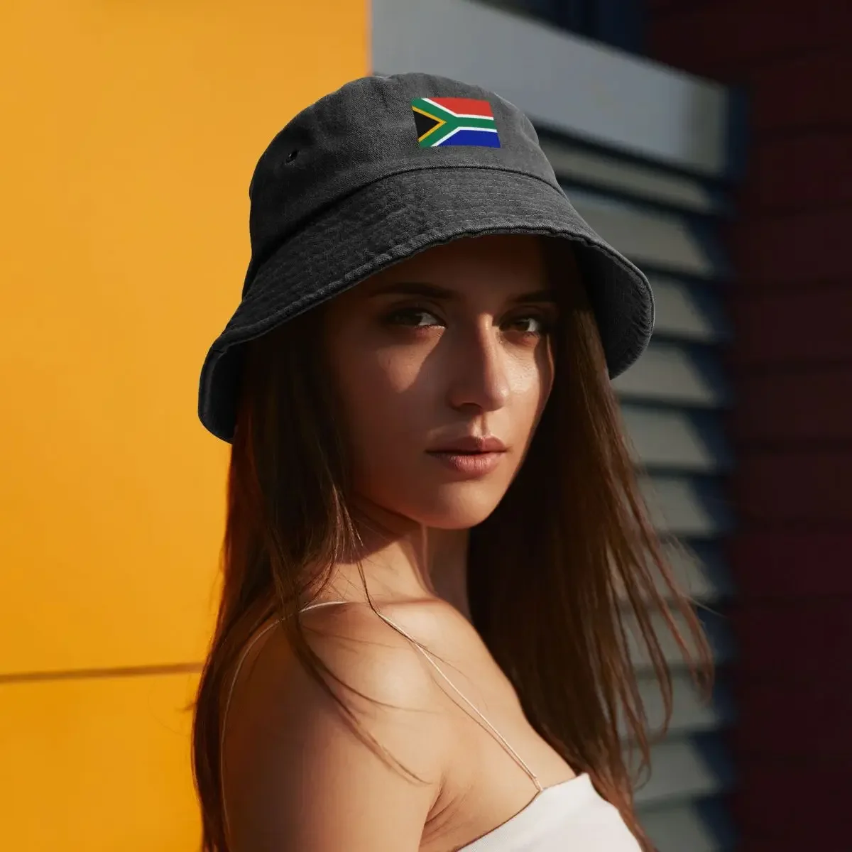 Luxo África do Sul Party Bucket Hat para homens e mulheres, Man Hat