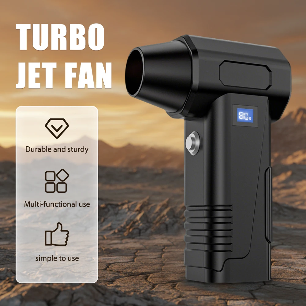 

New Jet Fan Strong Portable Power Handheld Dust Elimination Computer Hurricane Storm Source Turbo Jetfan Vacuum Dust Cleaner