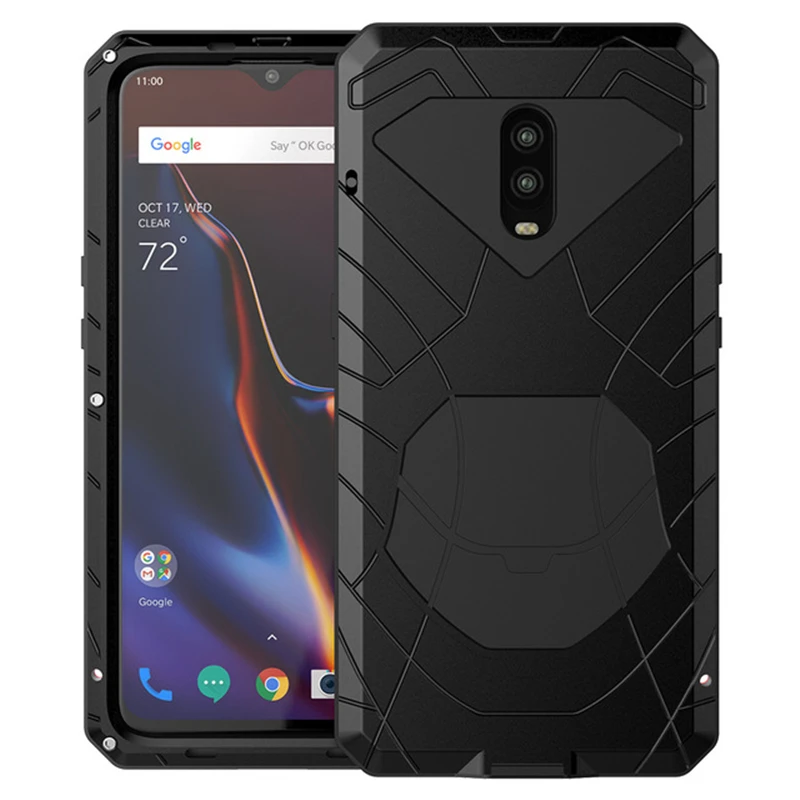 Original Imatch Luxury Aluminum Metal Silicone Shockproof Case Cover For 1+ Oneplus 8 8t Pro Dirt Shock Proof Cover Case