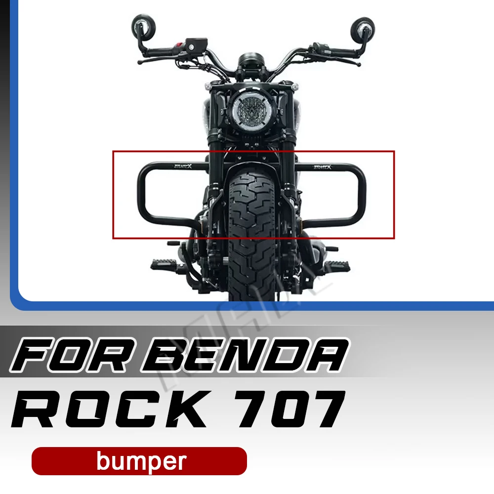 

Engine Guard Crash Bar Protector for BENDA ROCK 707 Ultra 707 Pro 707 Motorcycle Anti-Fall Bumper