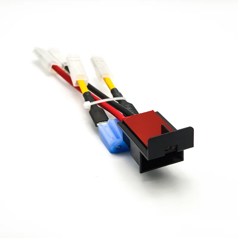 JCX 1PC Cable Assembly With 600V 12AWG Wire And 32V 60A Fuse for 12V VRLA Replacement Battery Cartridge #48