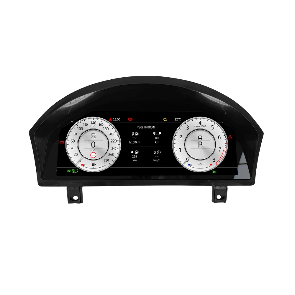 12.3Inch Linux OS Screen Car LCD Digital Cluster Instrument Virtual Cockpit For Range Rover Sport L320 LR Discovery3 2004-2009