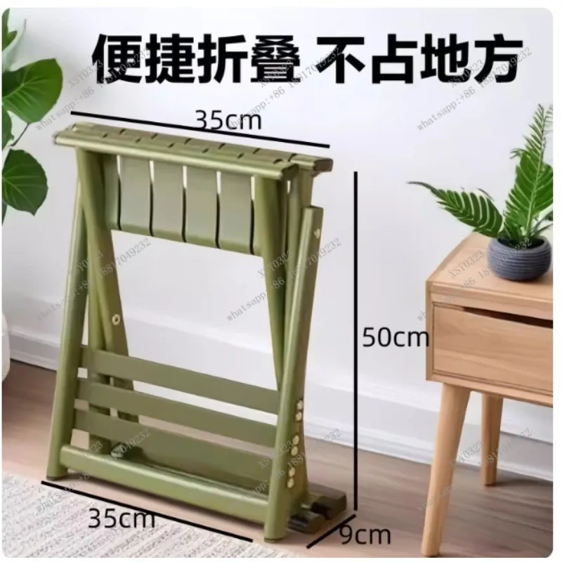 Outdoor Portable Foldable Stool Thick Dual-purpose Chair for Fishing Camping Barbecue